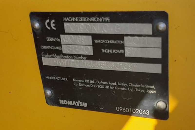 OmecoHub - Immagine KOMATSU PC190NLC-8